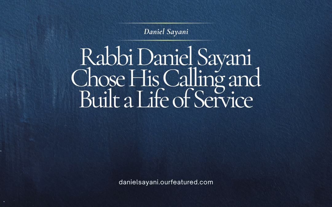 The Rabbi Who Chose the Faith He Now Leads